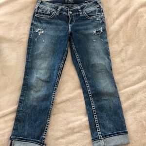 Silver Jeans Brand Capri Jeans size 28